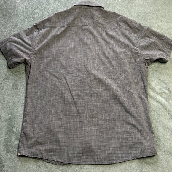 Kuhl Mens Short Sleeve Button Up Shirt XXL Gray Karib - Picture 13 of 13